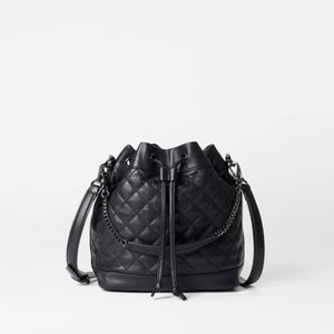 MZ Wallace Metro Quilted Leather Bucket Bag